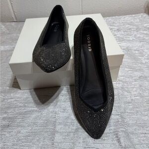 Torrid Black Sparkle Flats